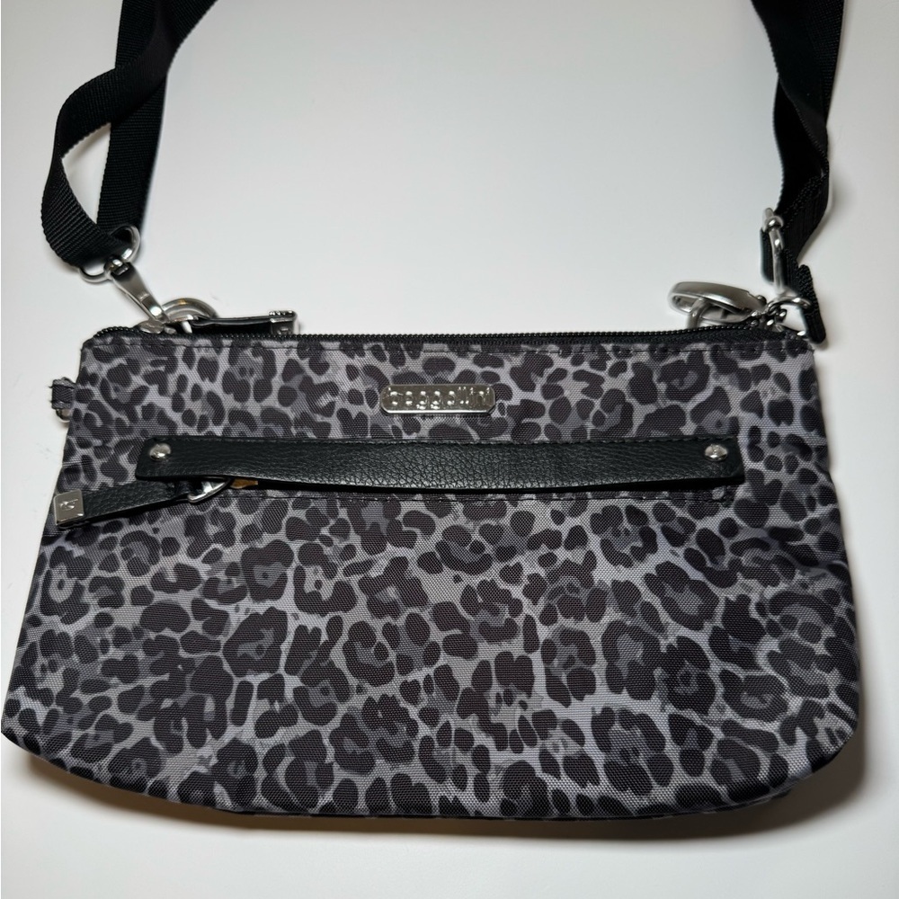 BAGGALLINI Animal Print Black/Gray RFID Security - Picture 2 of 8
